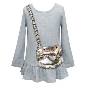 NWT- Baby Sara - 2 Pc Ruffle Hem Tunic & Leggings